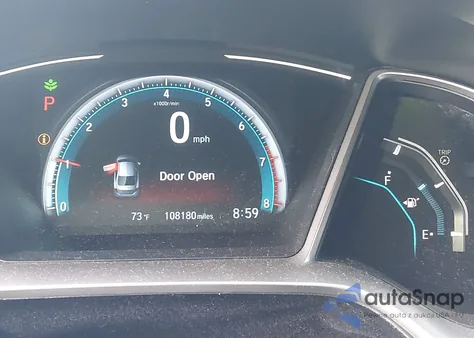 2017 Honda Civic Ex из США, поврежденный, VIN 2HGFC2F73HH558919